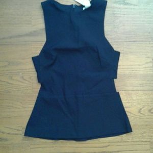 COPY - NWT H&M dark blue peplum